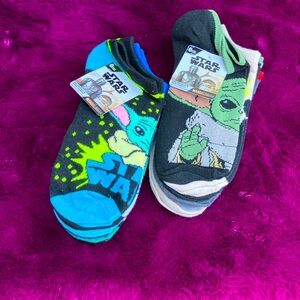 2 Sets of Star Wars The Mandalorian Ankle Socks